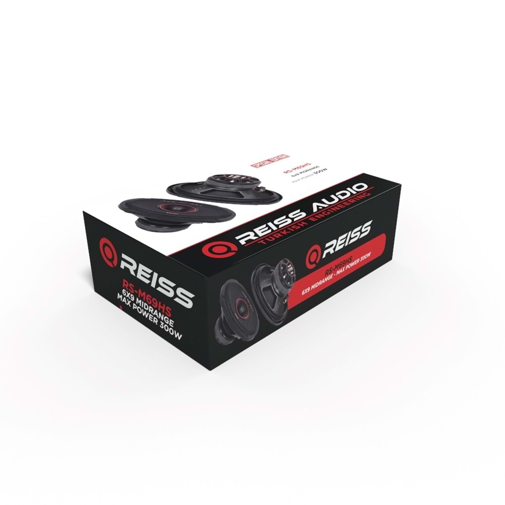REISS AUDIO RSM69HS 150 RMS 300W 6X9 OVAL MİDRANGE HOPARLÖR