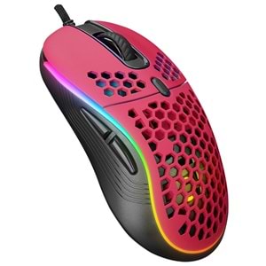 Rampage SMXR85 GENTLE 6400dpi Kırmızı RGB Ledli Süper 0yuncu Mouse