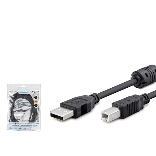 TR//HADRON HDX7506(HD4741) KABLO PRINTER TO USB 3MT SİYAH